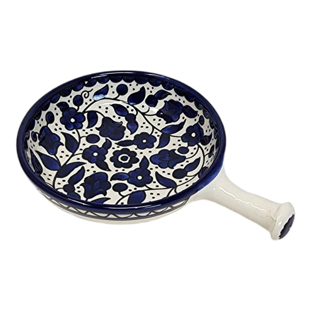 Ceramic plate with handle (Made in Palestine)