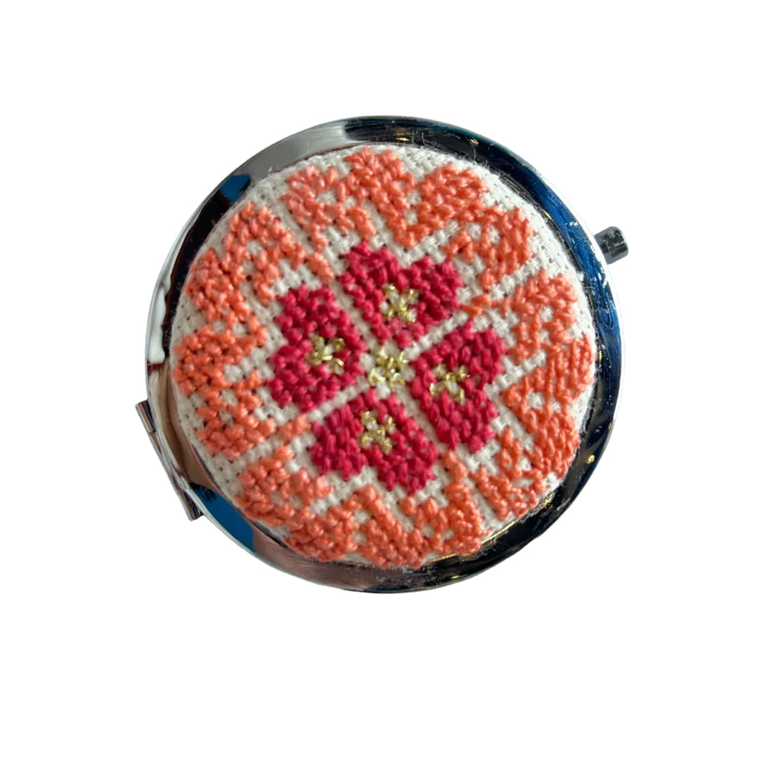 Tatreez Compact Mirror
