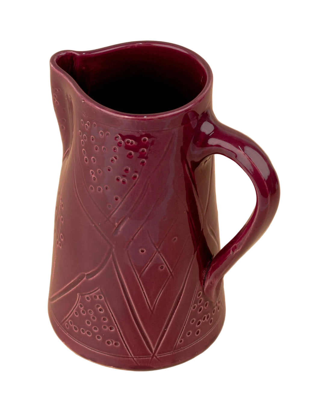 Handmade Ceramic Moroccan Pitcher