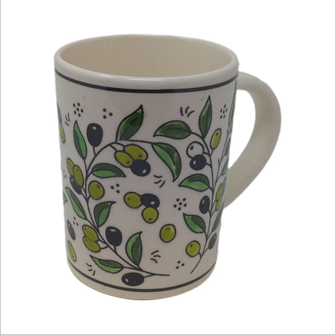 Olive Motif Mug (Made in Palestine)