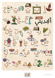 My Country Arabic Alphabet Posters