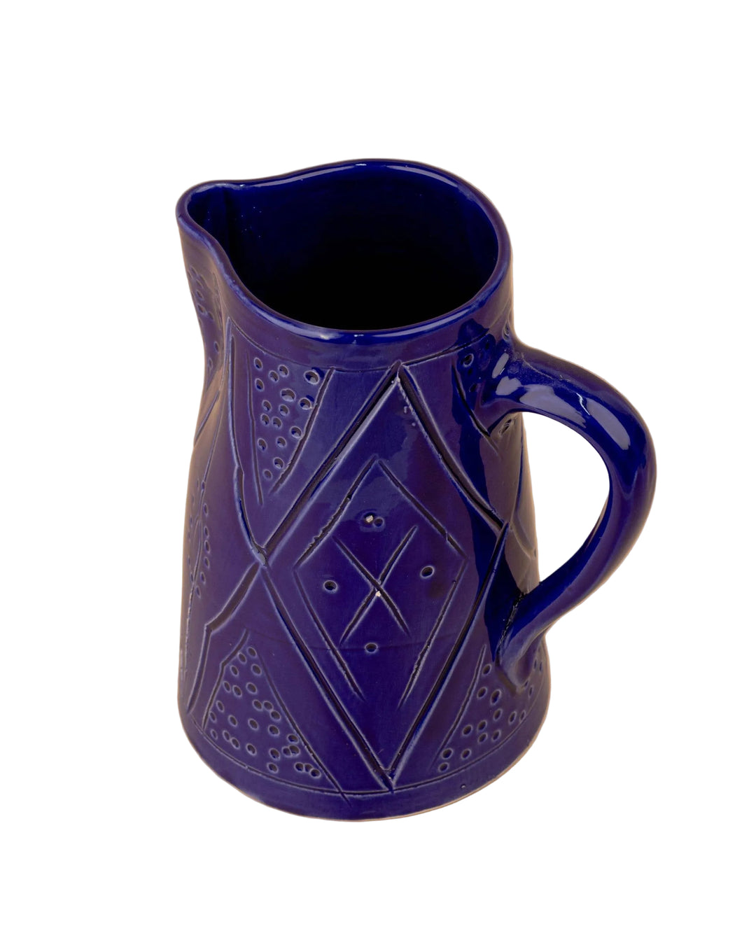 Handmade Ceramic Moroccan Pitcher