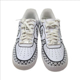 Custom Sneakers with Keffiyeh Print