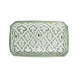 Ceramic Moroccan Serving Tray - Green