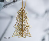 Mizyan Brass Christmas Ornaments