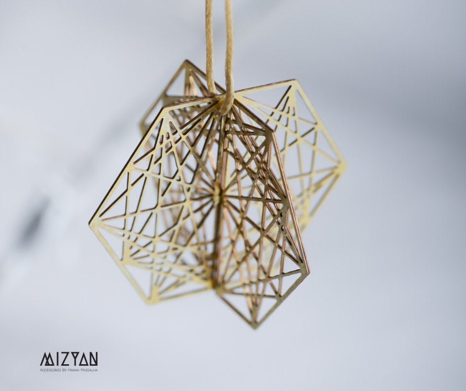 Mizyan Brass Christmas Ornaments