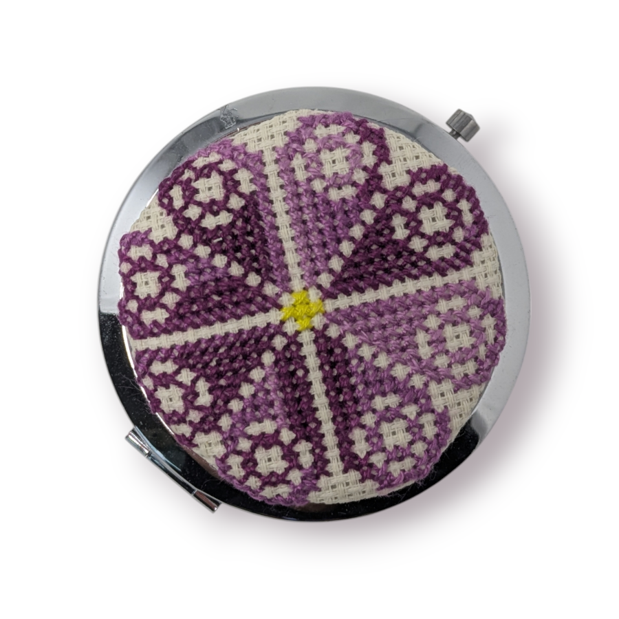 Tatreez Compact Mirror