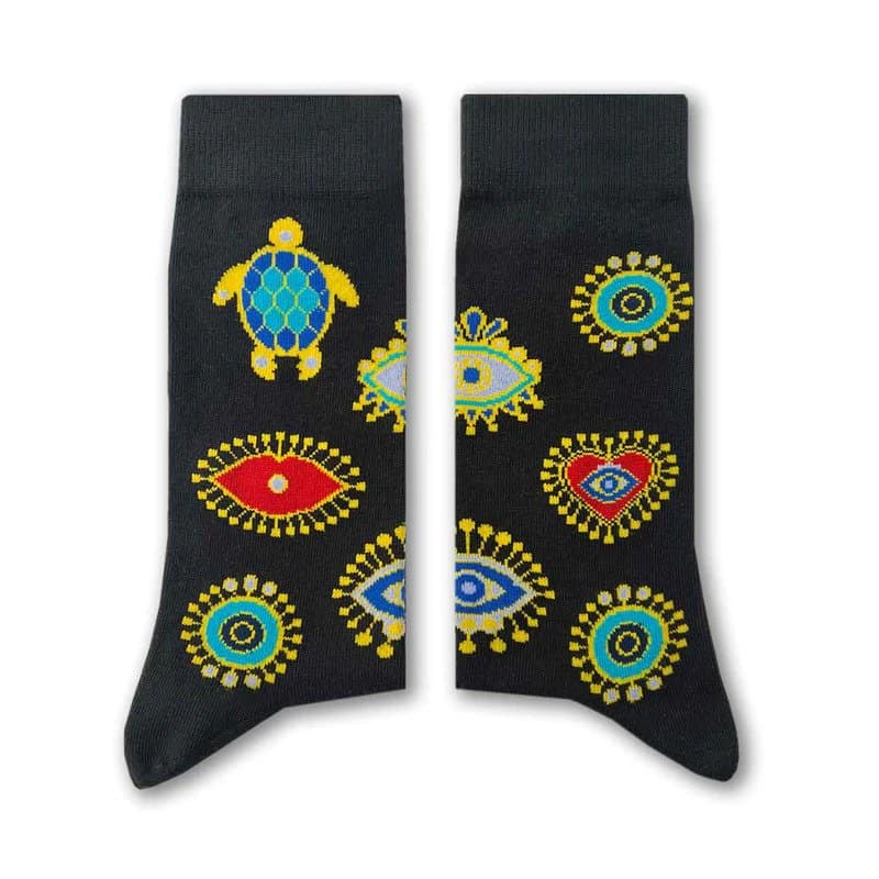 Lucky Charms Black Socks