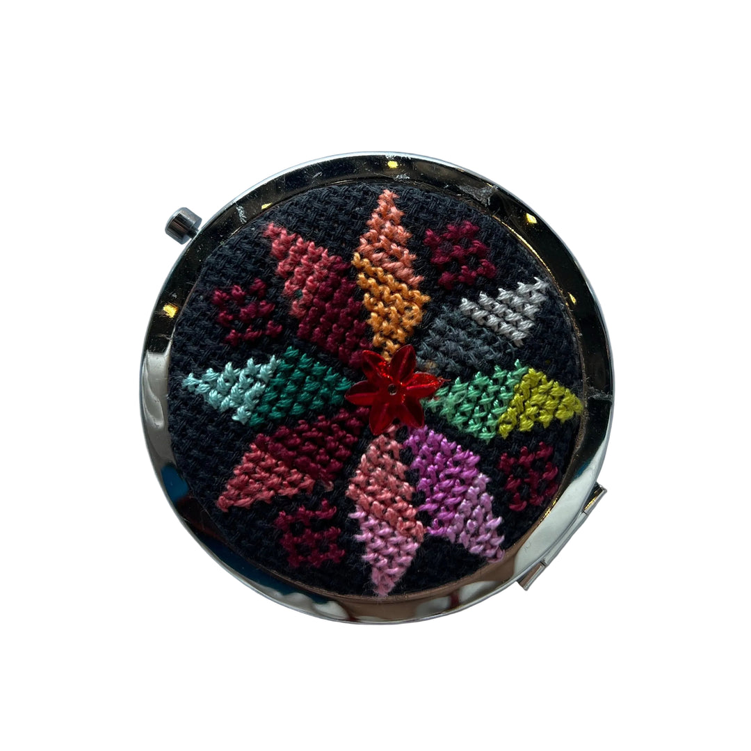 Tatreez Compact Mirror