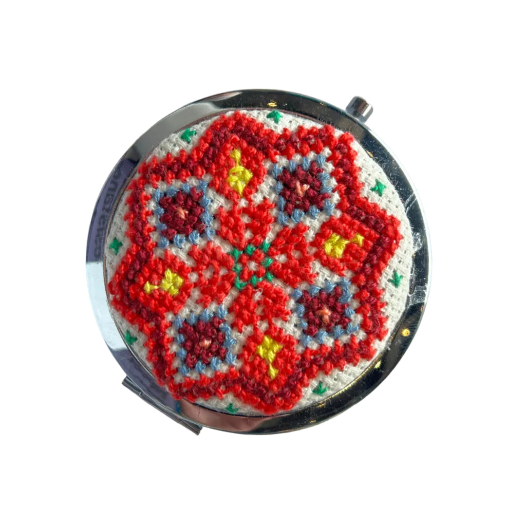 Tatreez Compact Mirror