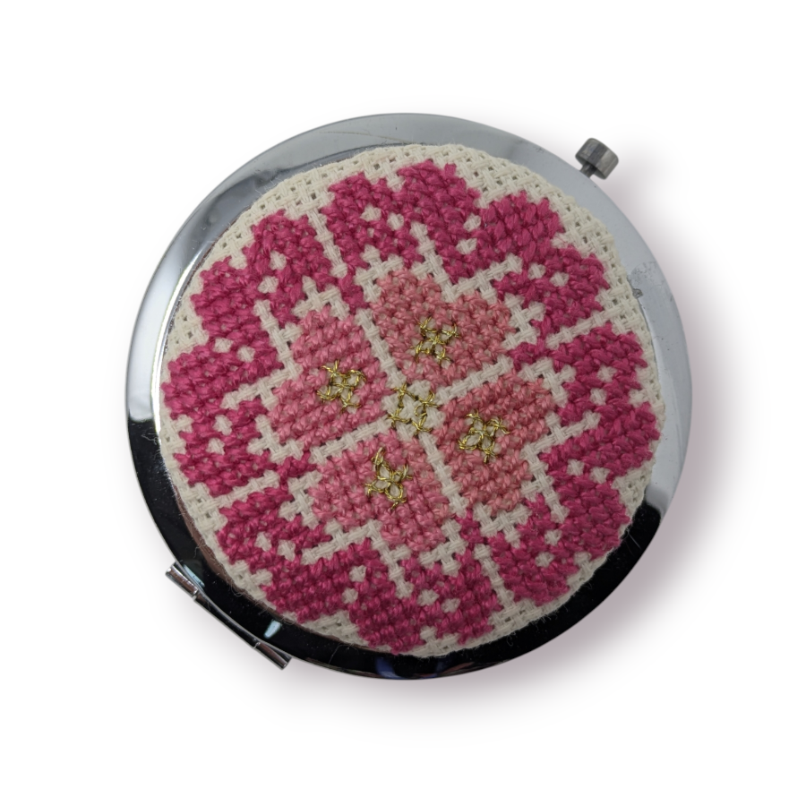 Tatreez Compact Mirror