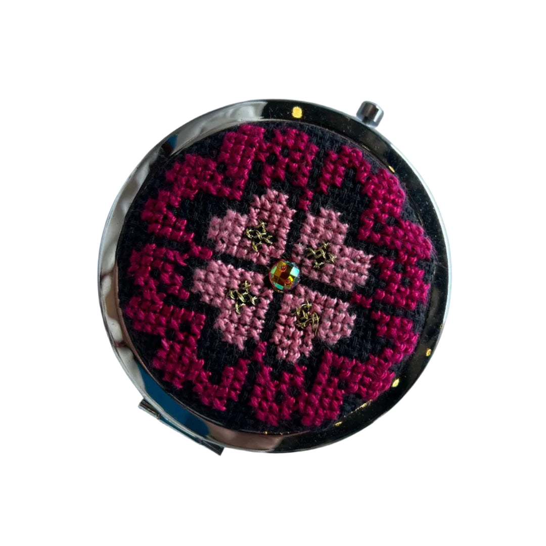 Tatreez Compact Mirror