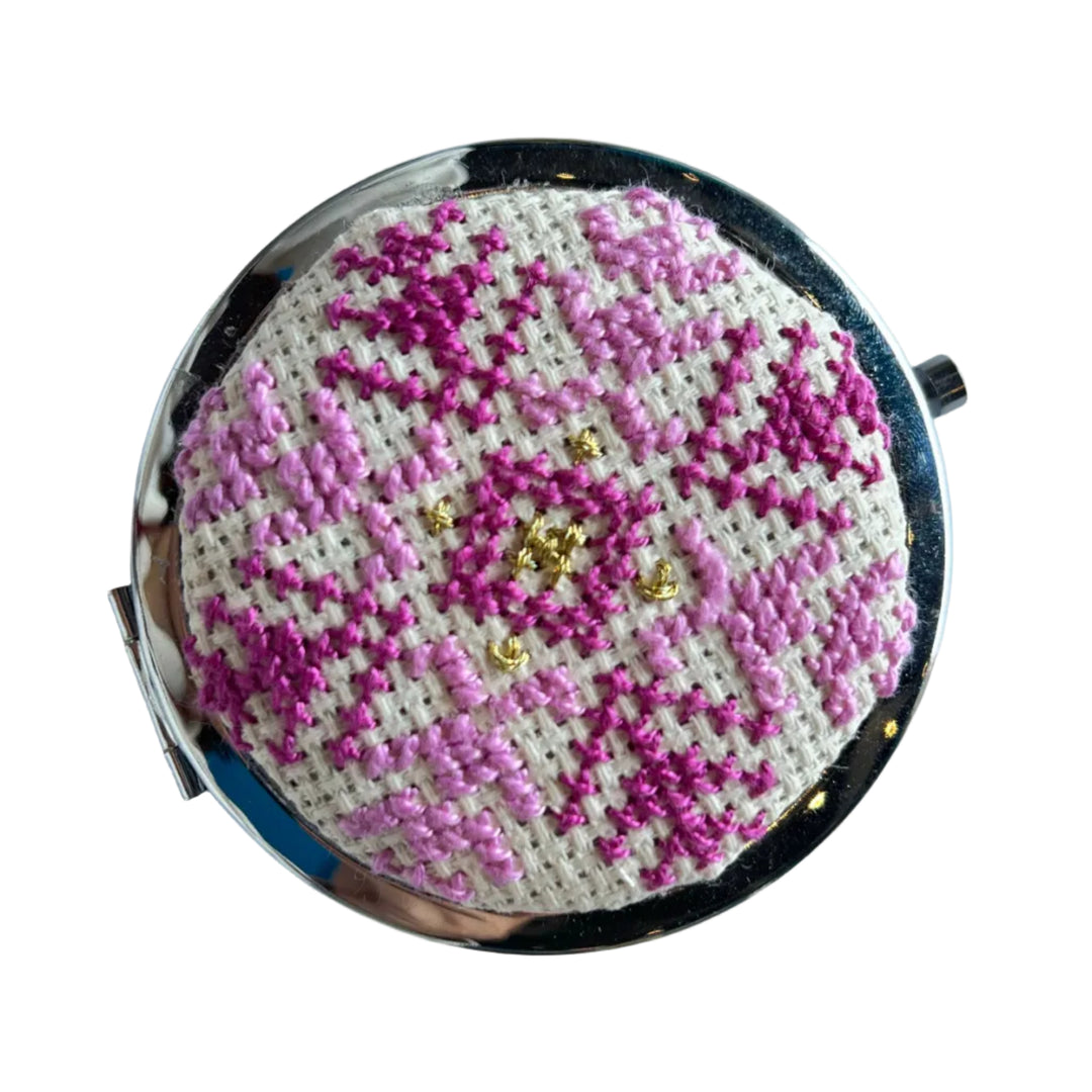 Tatreez Compact Mirror