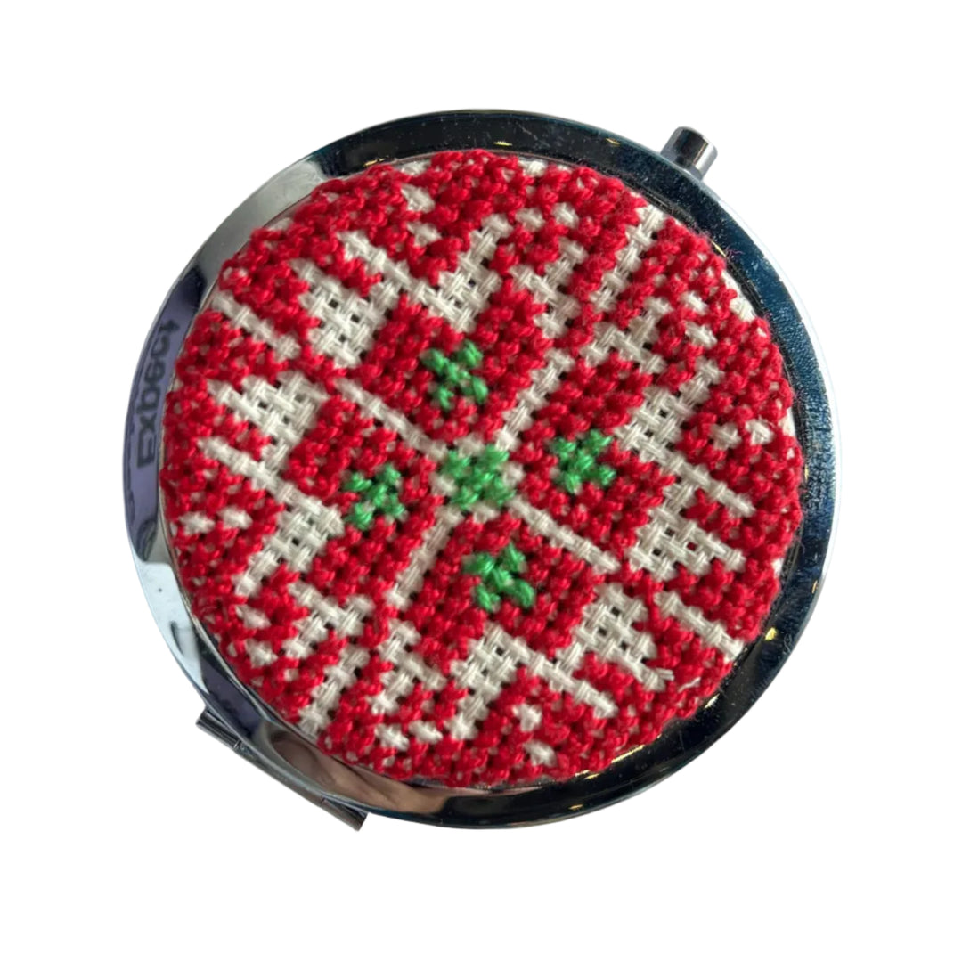 Tatreez Compact Mirror