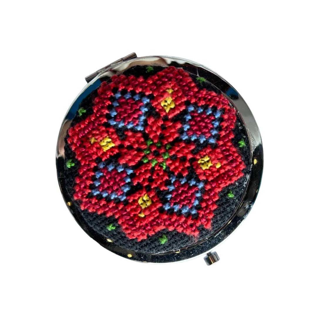 Tatreez Compact Mirror