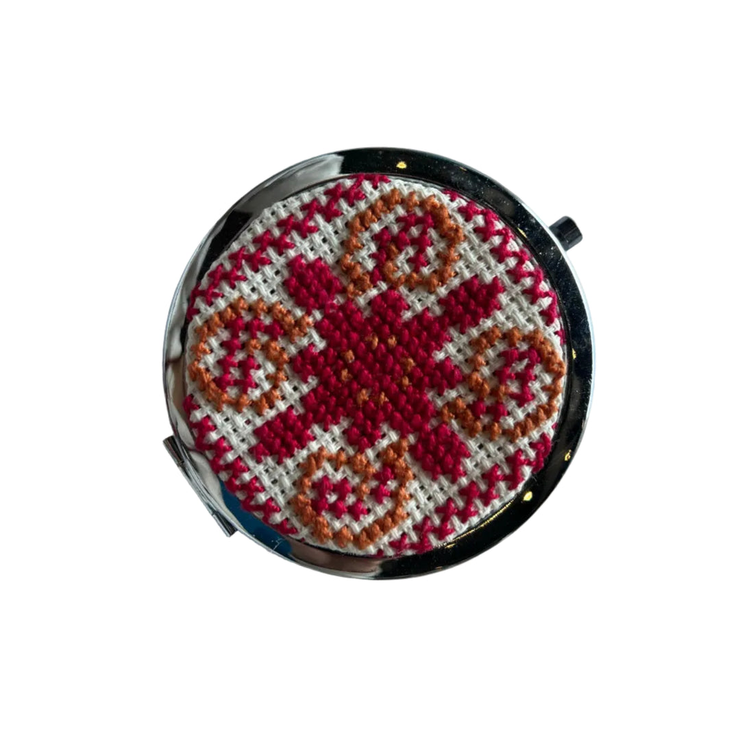 Tatreez Compact Mirror