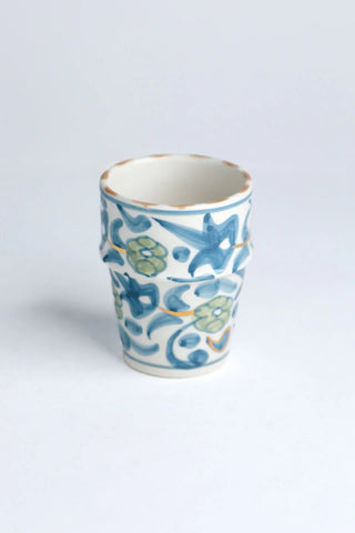 Floral Espresso Cups: Set of 2