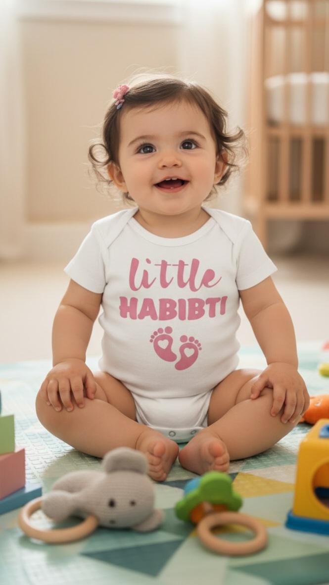 Little Habibi/Little Habibti Onesie