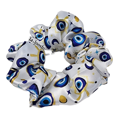 Evil Eye Scrunchies