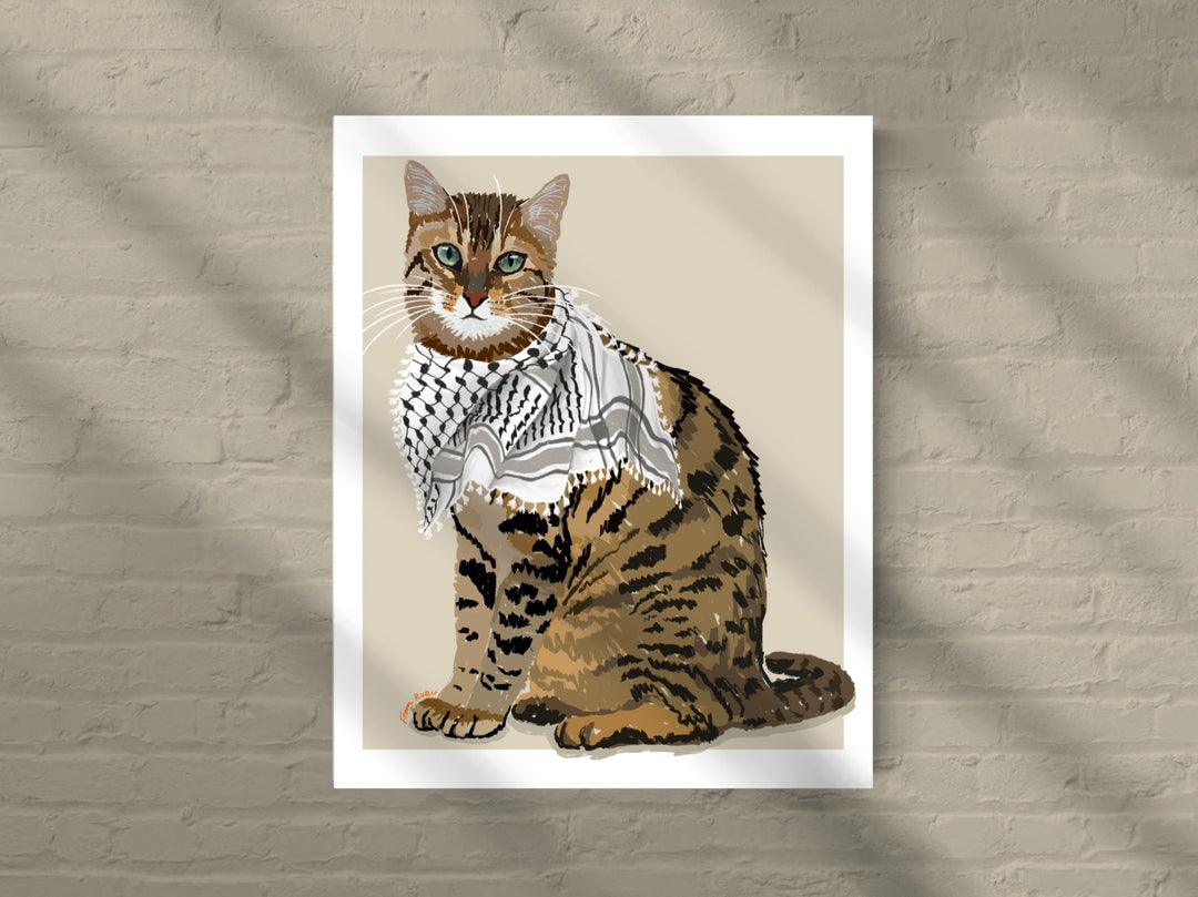 FROMRURU Cat Art Prints