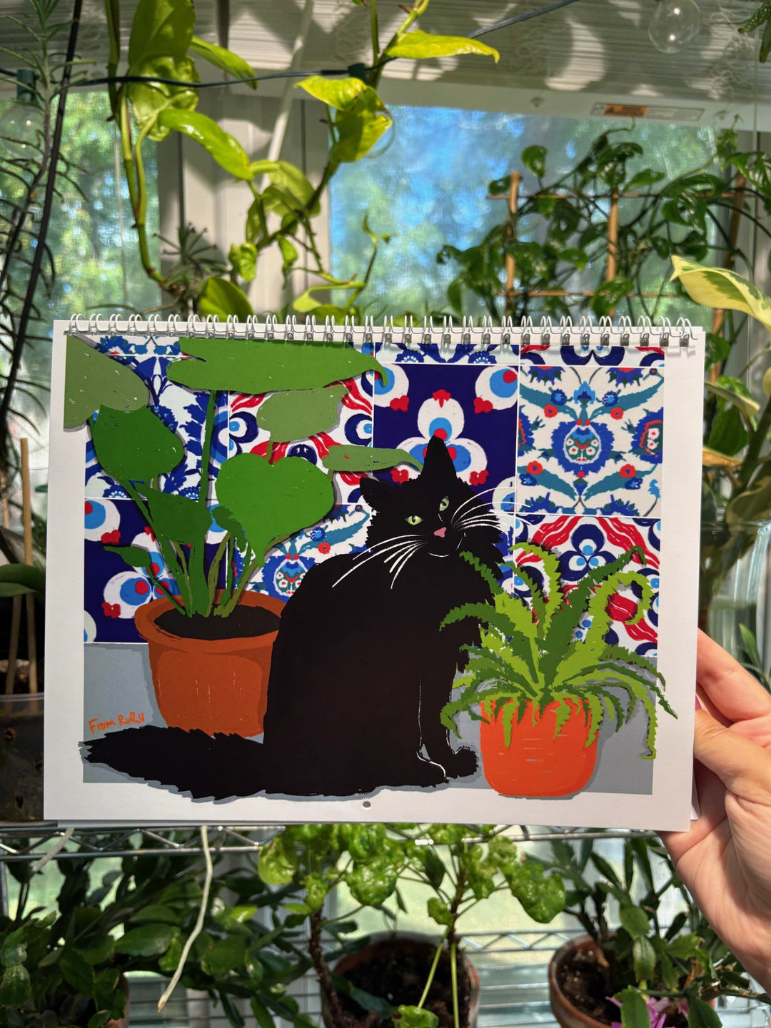 FROMRURU 2026 Cat Art Calendar