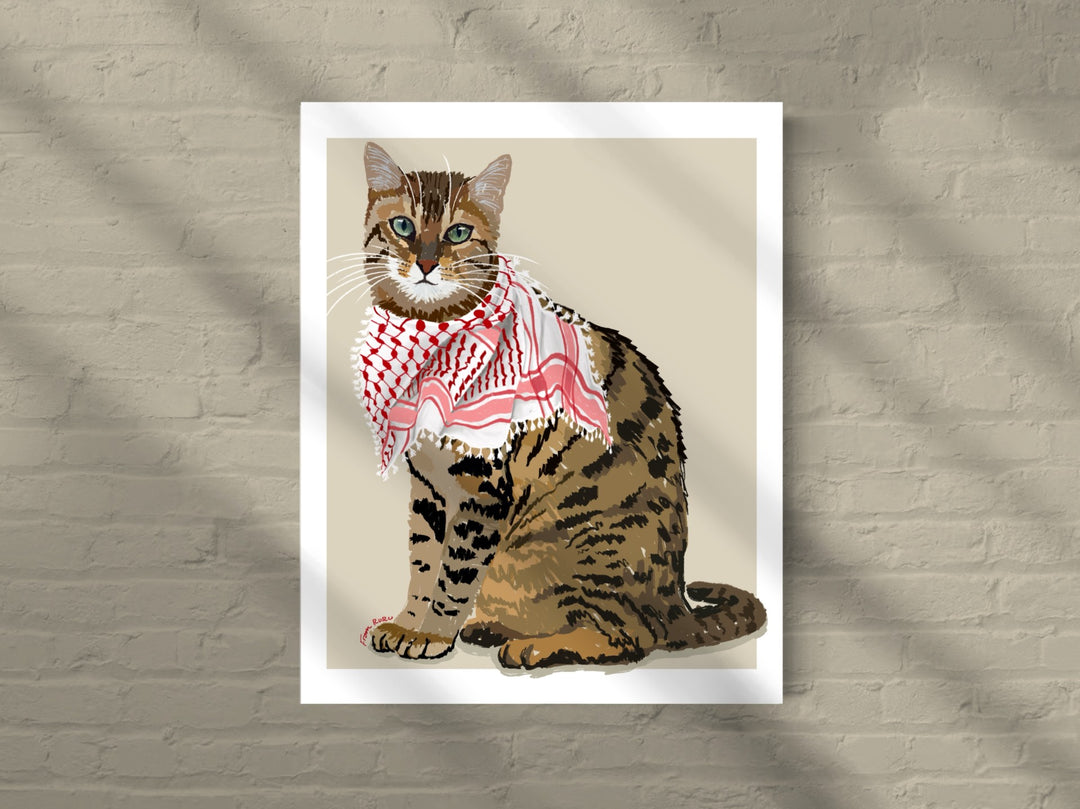 FROMRURU Cat Art Prints