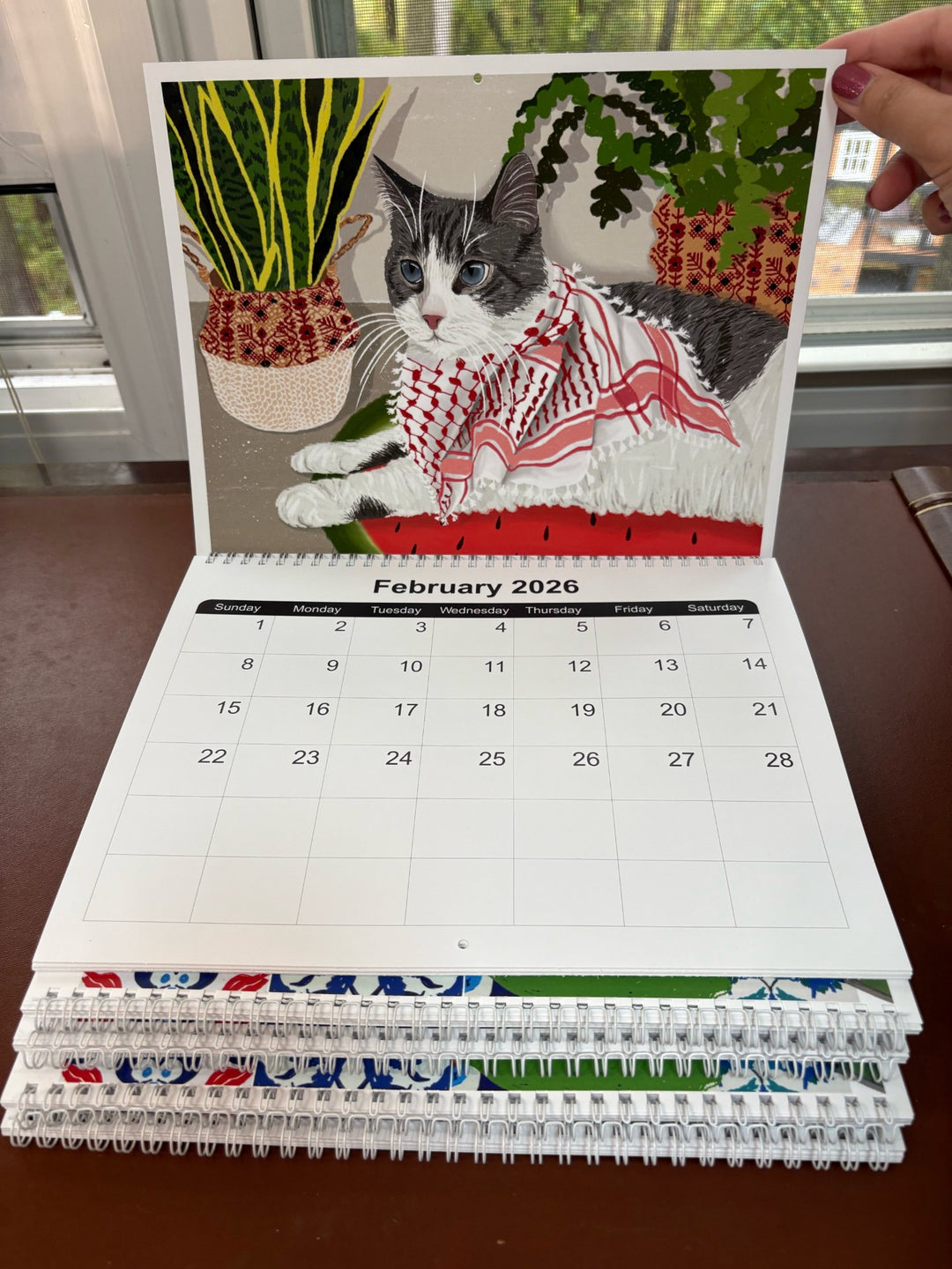 FROMRURU 2026 Cat Art Calendar