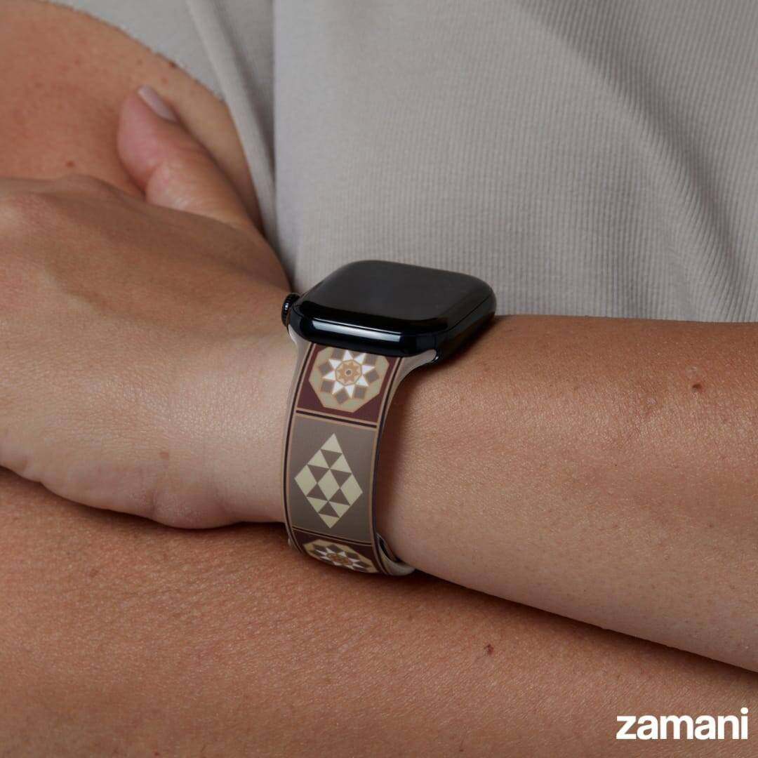 Wood Mosaic Watch Band