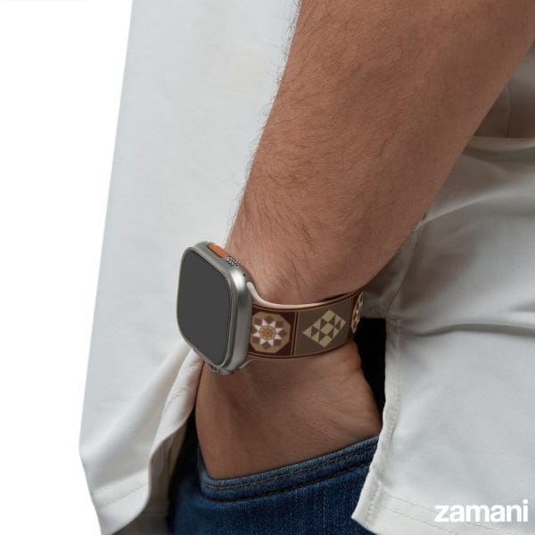 Wood Mosaic Watch Band