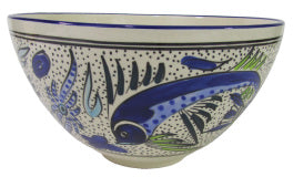 Tunisian Large Deep Bowl