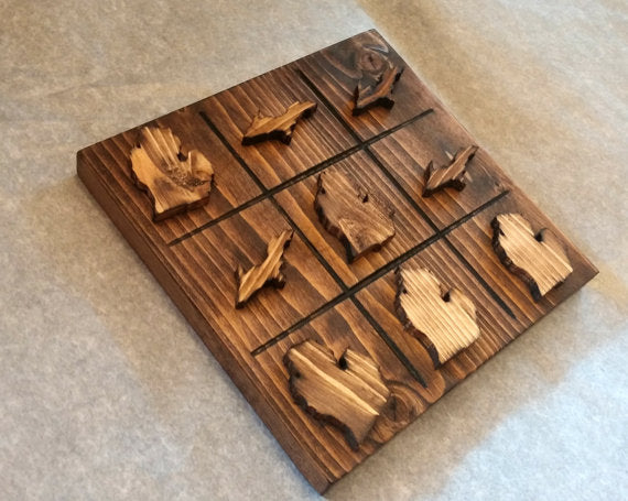 Michigan Tic-Tac-Toe Board Game